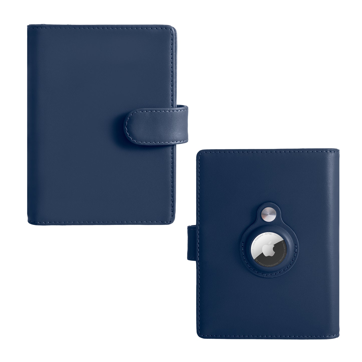 HEEDFULL - AirTag Compatible, Vegan, Faux, PU Leather Passport Cover Wallet - Stylish, Premium Quality - AirTag is Not Included